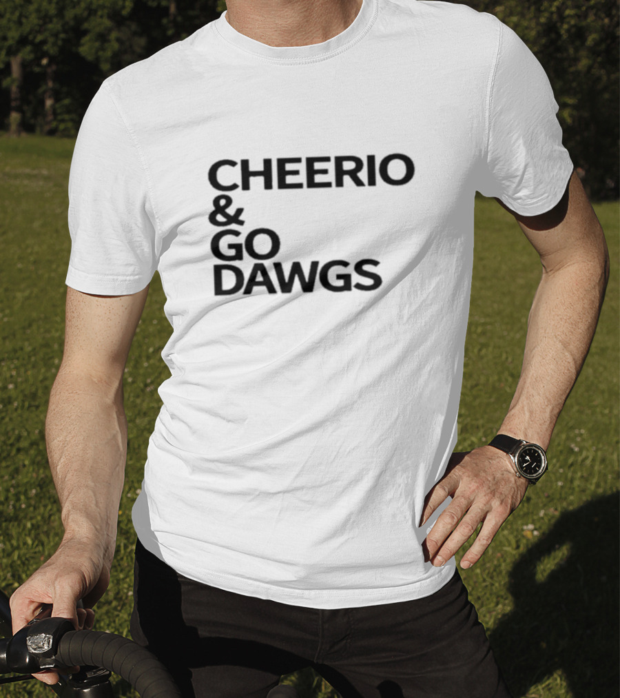 British Bulldawg Cheerio And Go Dawgs Fan T-Shirt
