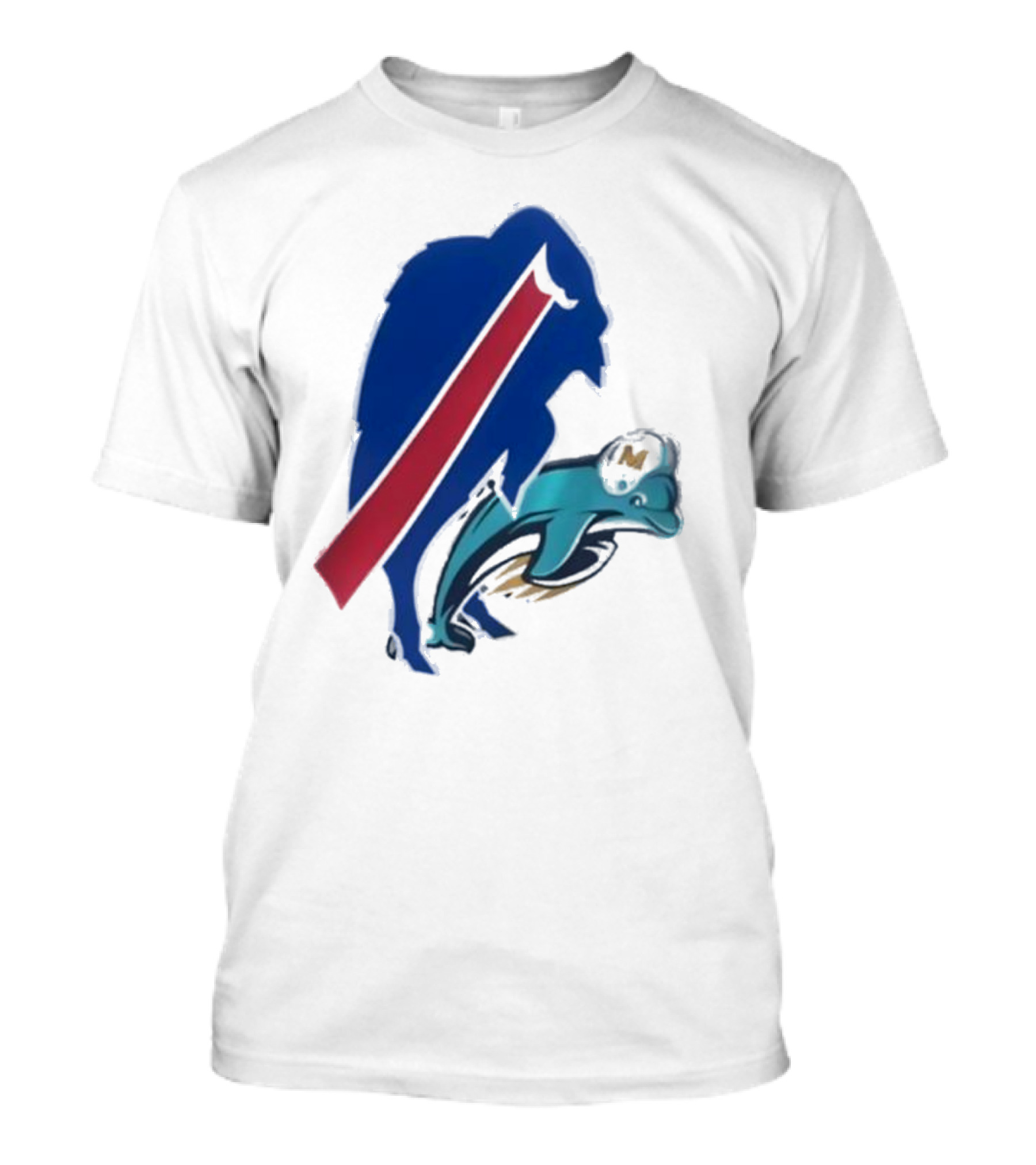 Buffalo Bills Doggy Miami Dolphins T-Shirt