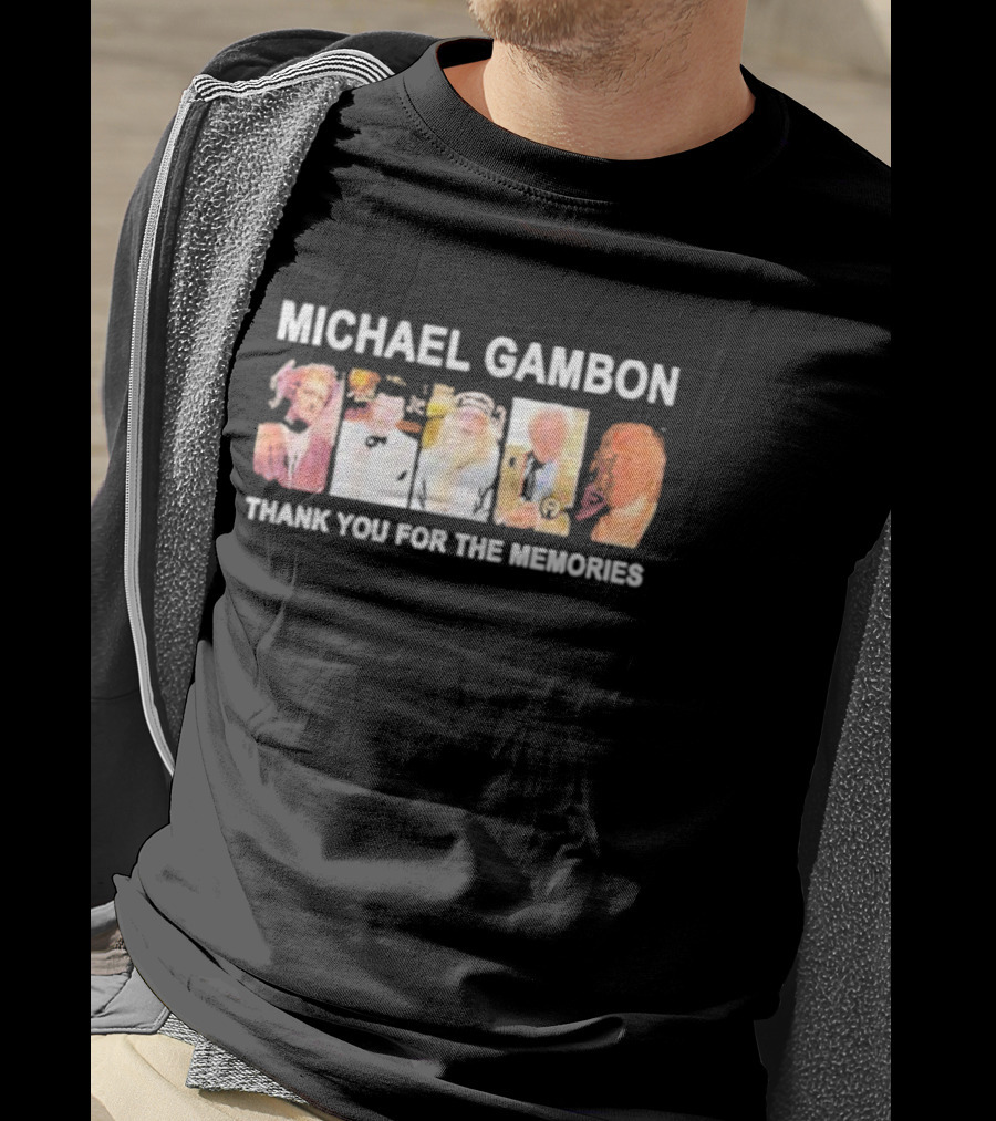 Michael Gambon Thank You For The Memories T-Shirt