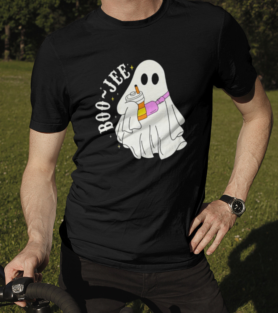 Boo Jee Ghost Cute Funny Halloween Ghost Boo-Jee T-Shirt