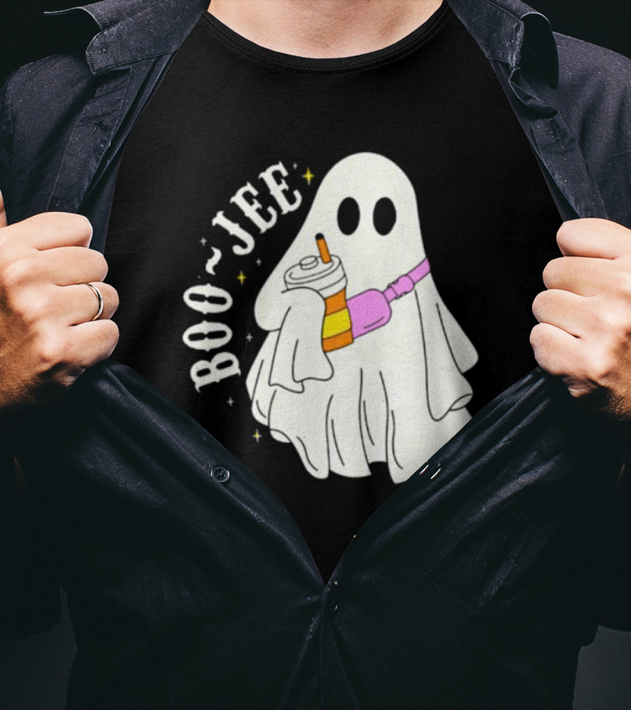 Boo Jee Ghost Cute Funny Halloween Ghost Boo-Jee T-Shirt
