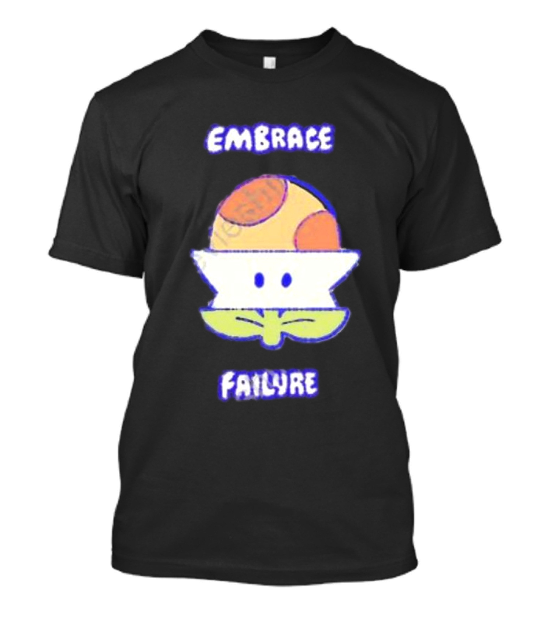 Embrace Failure Evantickles Pixel Mushroom T-Shirt
