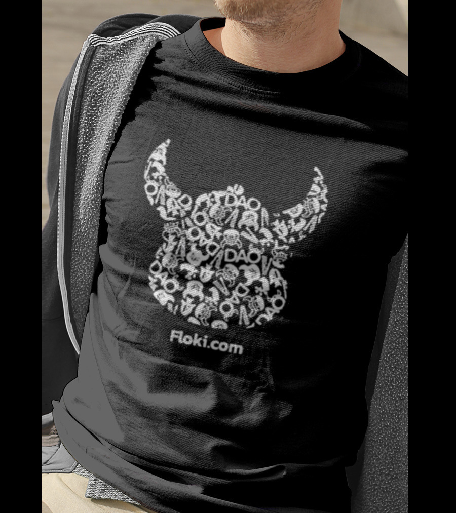 Floki Dao Community Approved Viking Helmet Floki.com T-Shirt