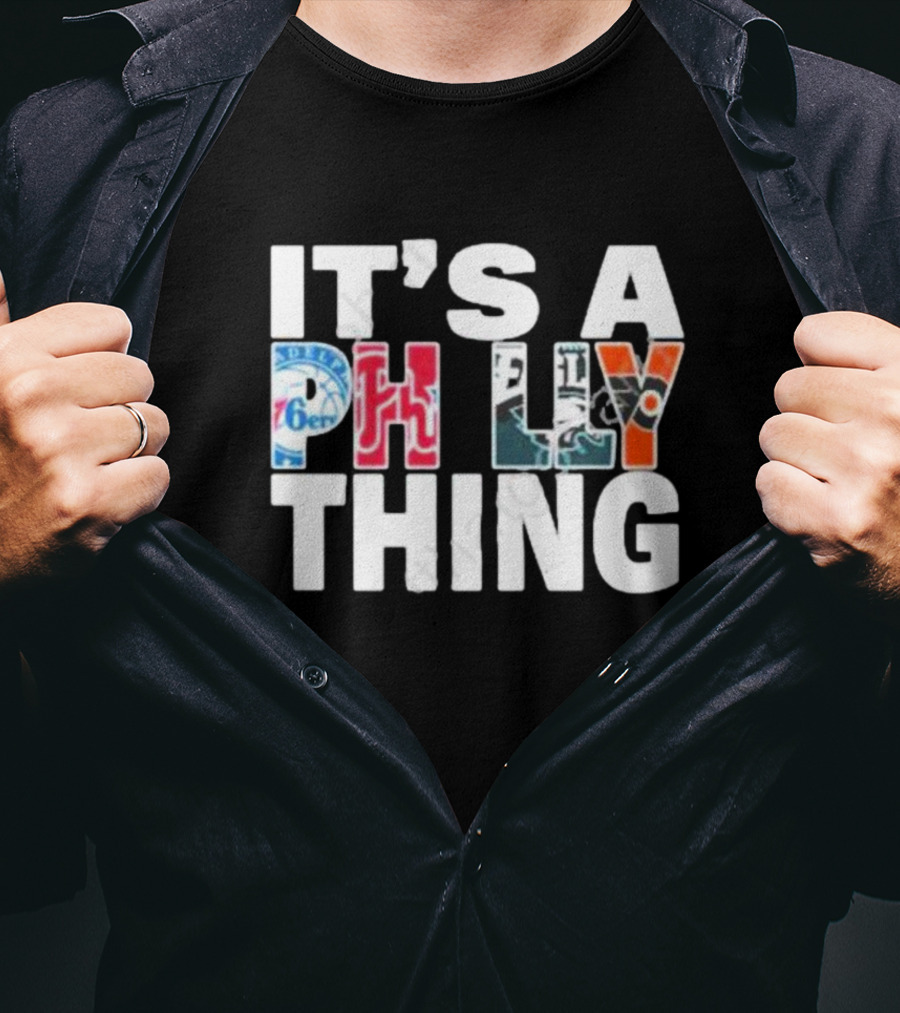 Philadelphia Sports Team Logos It's A Philly Thing T-Shirt