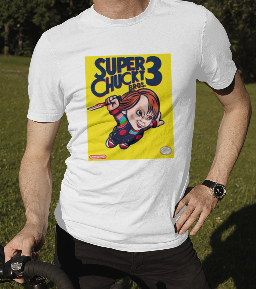 Super Chucky Bros 3 Good Guys Retro Game T-Shirt