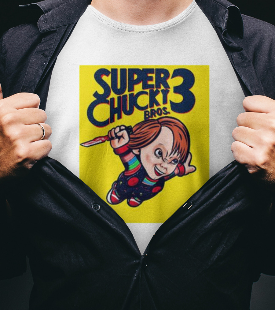 Super Chucky Bros 3 Good Guys Retro Game T-Shirt