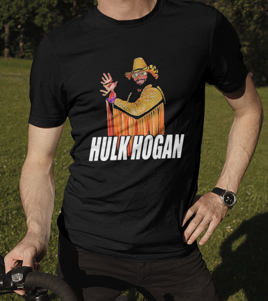 Macho Hulk Hogan Retro Style Wrestler Costume T-Shirt