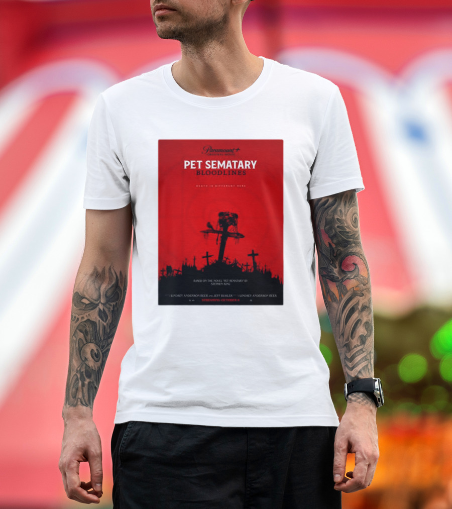 Paramount Plus Pet Sematary Bloodlines Movie Death Is Different Here Streaming October 6 T-Shirt