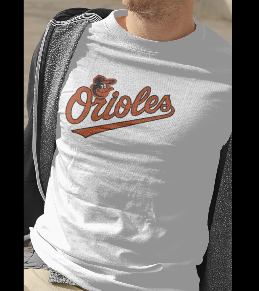 Orioles Baltimore Classic Script Logo Baseball Team T-Shirt