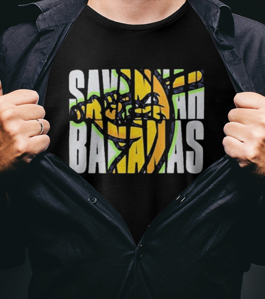 Savannah Bananas Banana Baseball Player T-Shirt