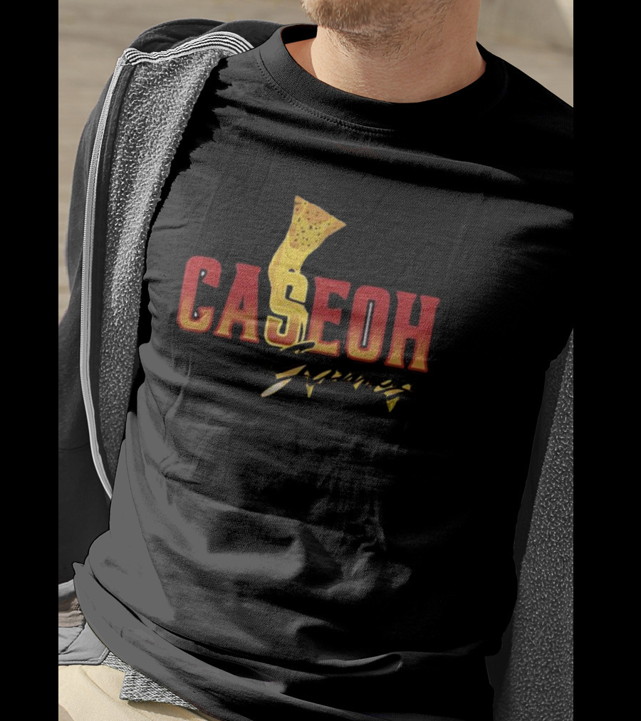 Caseoh Games Pizza Cheese Drip ओh T-Shirt