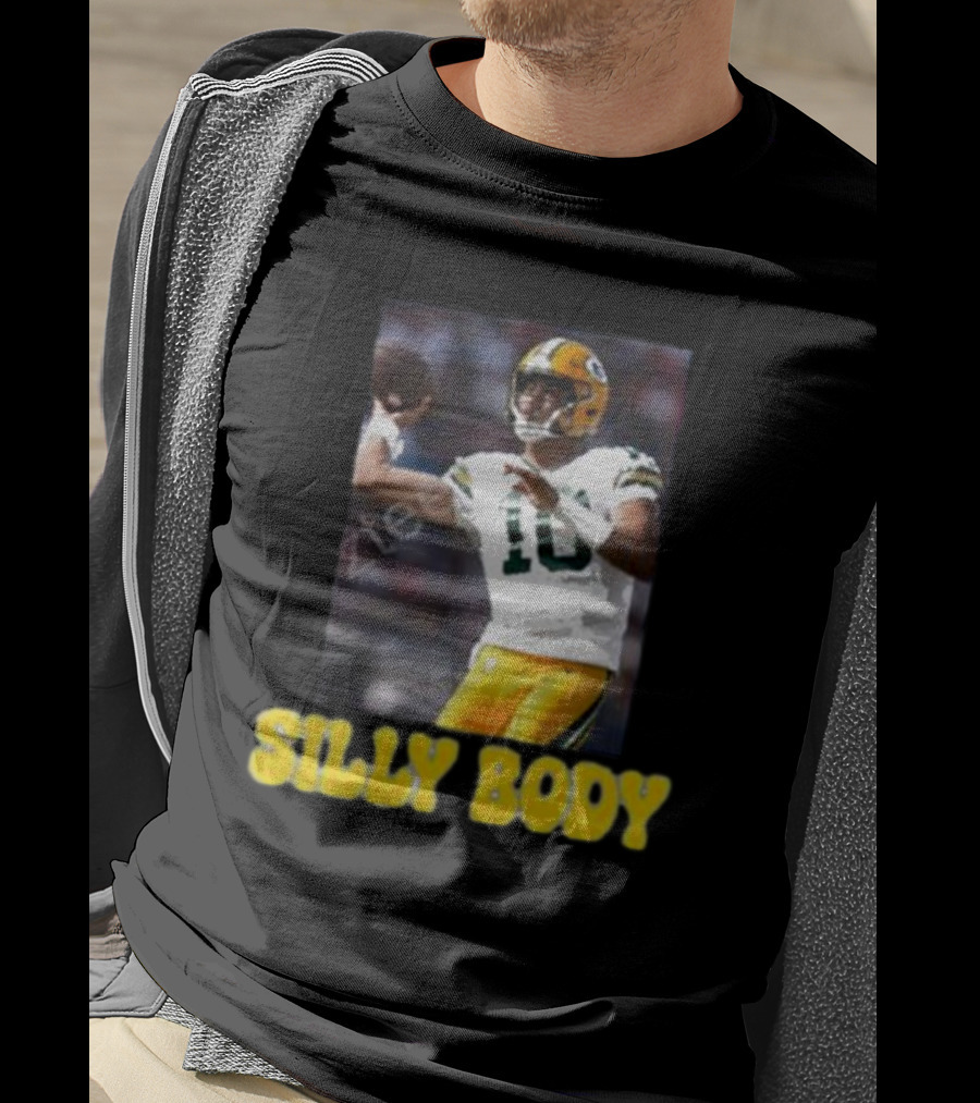 Green Bay Packers Silly Body Jordan Love Football T-Shirt