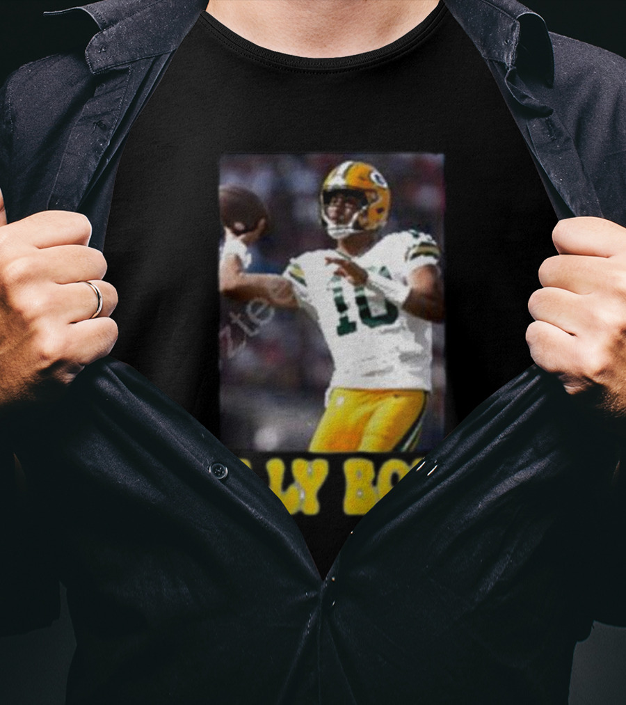 Green Bay Packers Silly Body Jordan Love Football T-Shirt