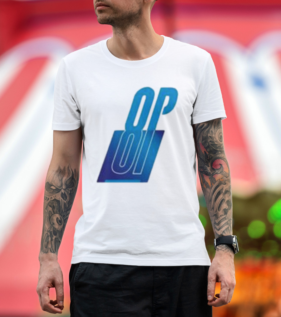 Oscar Piastri OP Blue Logo Motif T-Shirt