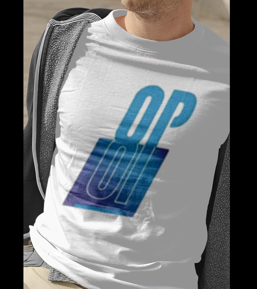 Oscar Piastri OP Blue Logo Motif T-Shirt