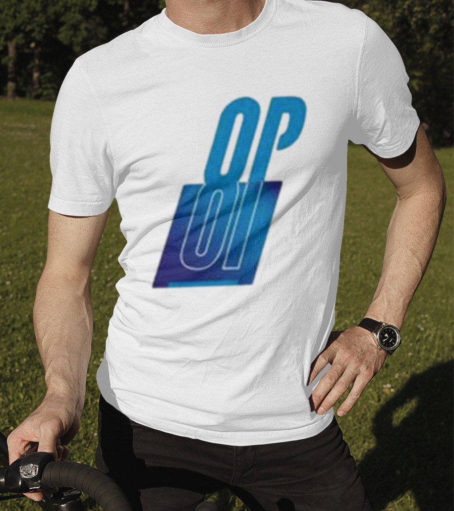 Oscar Piastri OP Blue Logo Motif T-Shirt