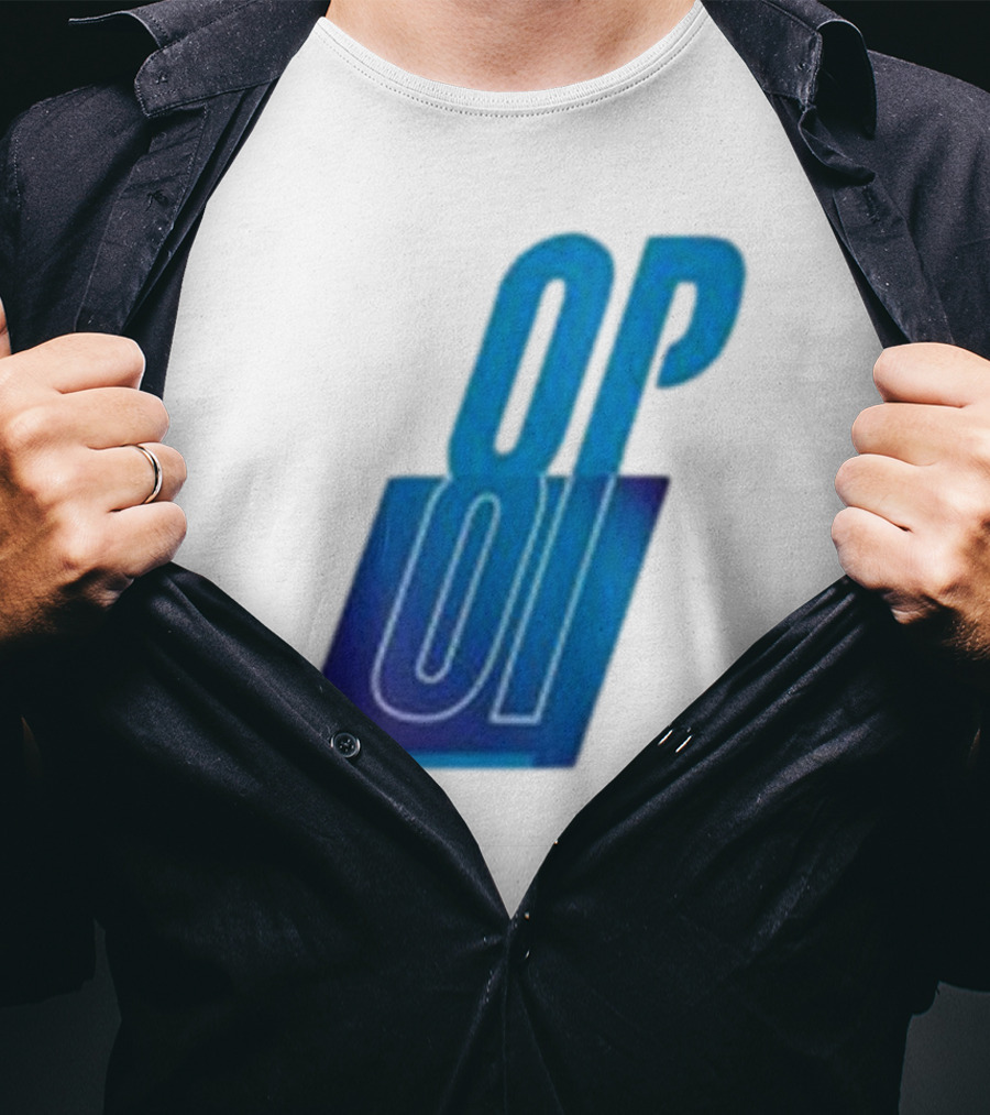 Oscar Piastri OP Blue Logo Motif T-Shirt