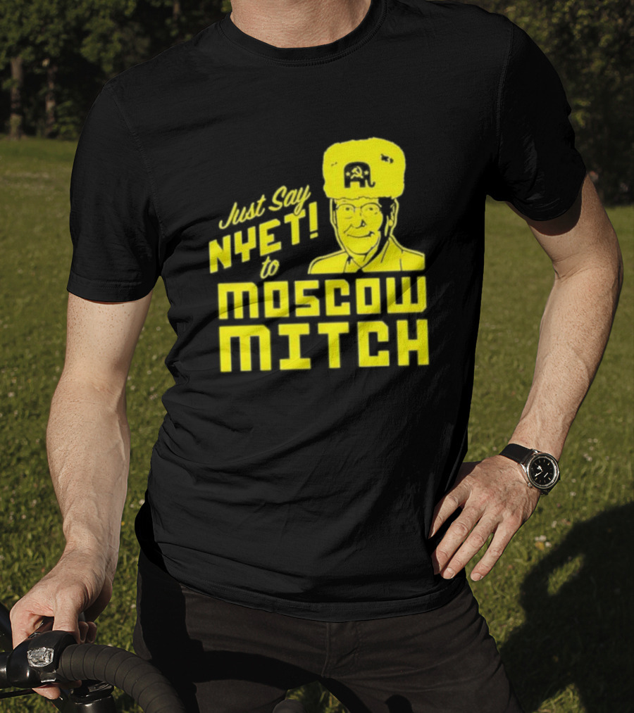 Just Say Nyet To Moscow Mitch Hammer And Sickle Hat T-Shirt