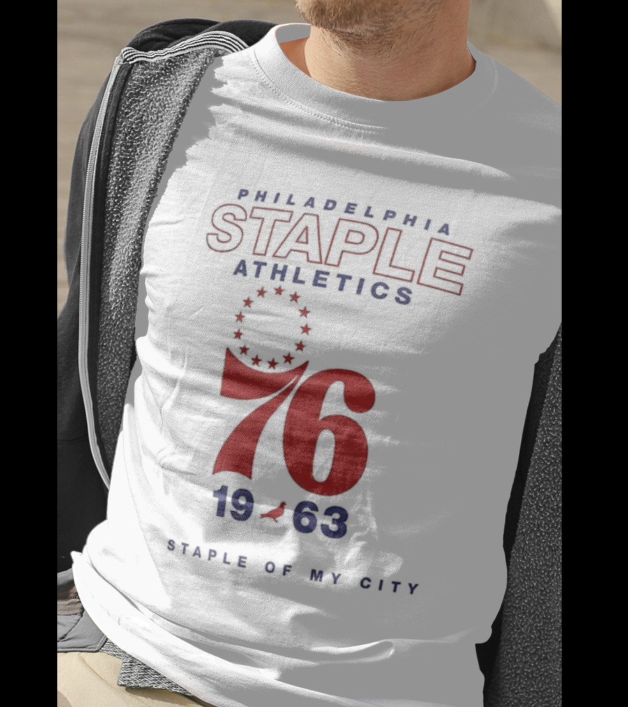 Philadelphia Staple Athletics 76 1963 Staple Of My City T-Shirt