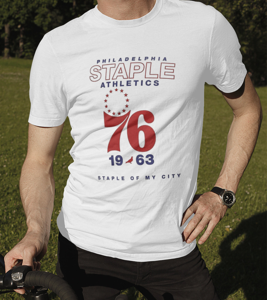 Philadelphia Staple Athletics 76 1963 Staple Of My City T-Shirt