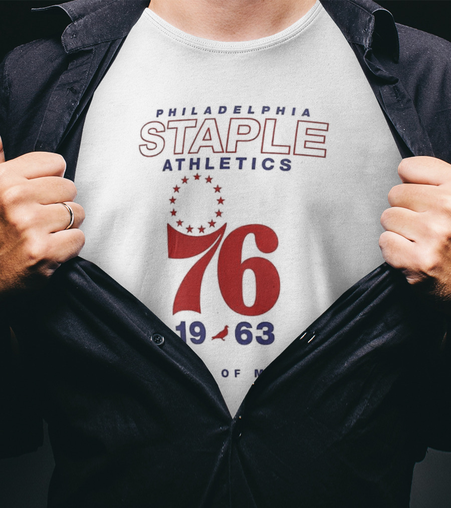 Philadelphia Staple Athletics 76 1963 Staple Of My City T-Shirt