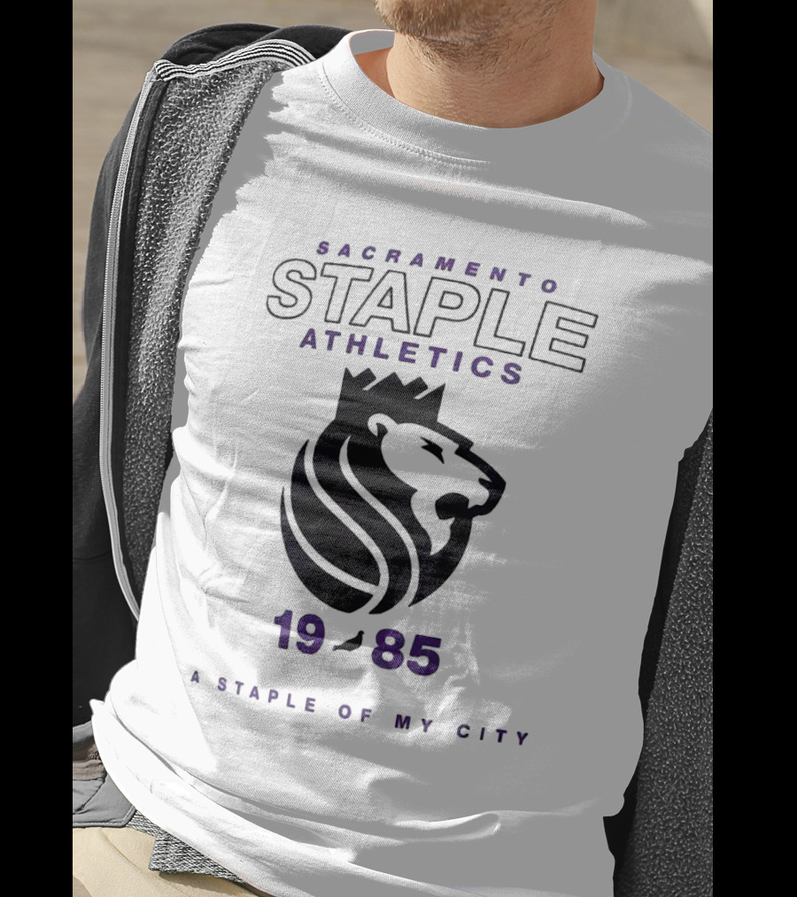 Sacramento Kings NBA X Staple Athletics 1985 A Staple Of My City T-Shirt