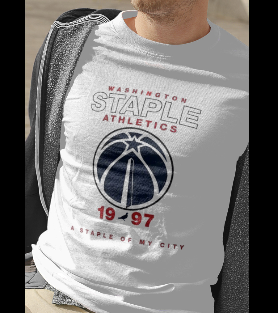 Washington Staple Athletics 1997 A Staple Of My City T-Shirt
