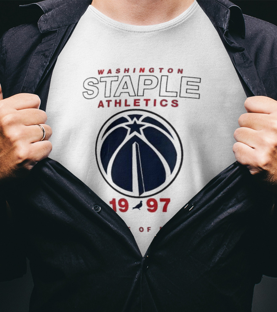 Washington Staple Athletics 1997 A Staple Of My City T-Shirt