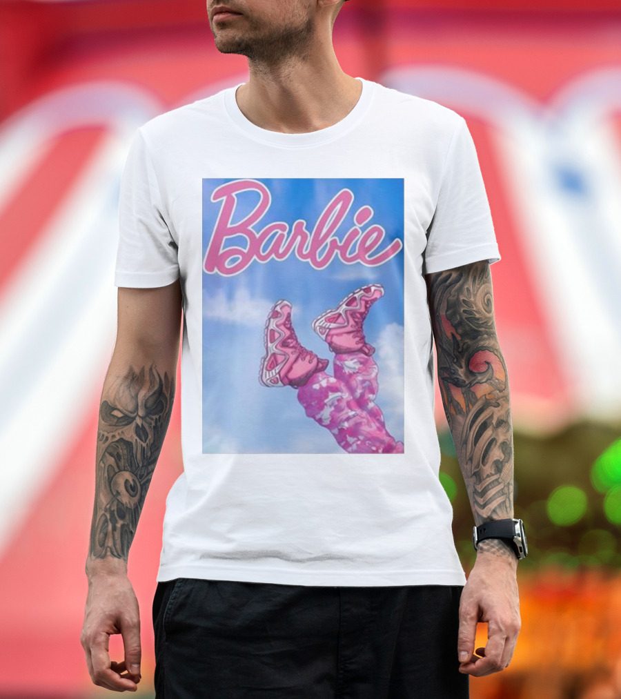 Nafo Trinzu Blgr Lowa Barbie Pink Shoes Sky Background T-Shirt