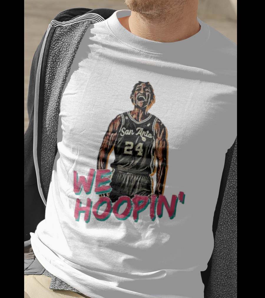 San Anto 24 We Hoopin' Tom Petrini Devo T-Shirt