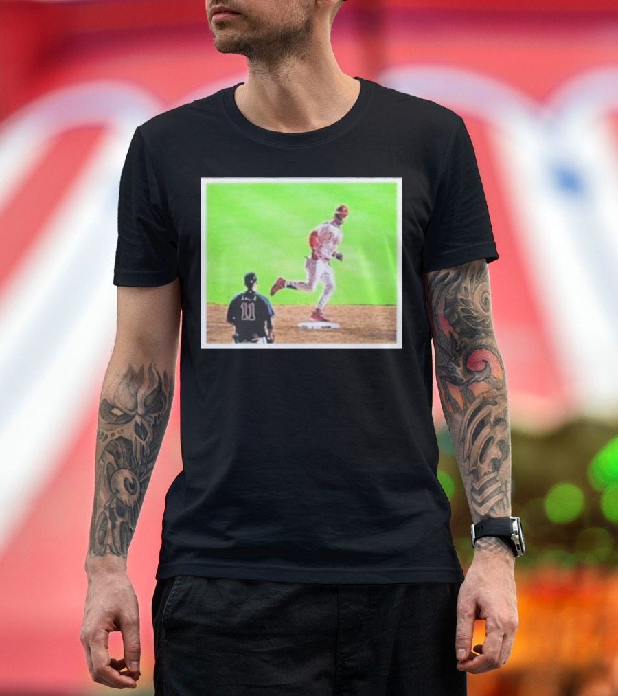 Section 419 Harper Stares Down Arcia Baseball Moment T-Shirt