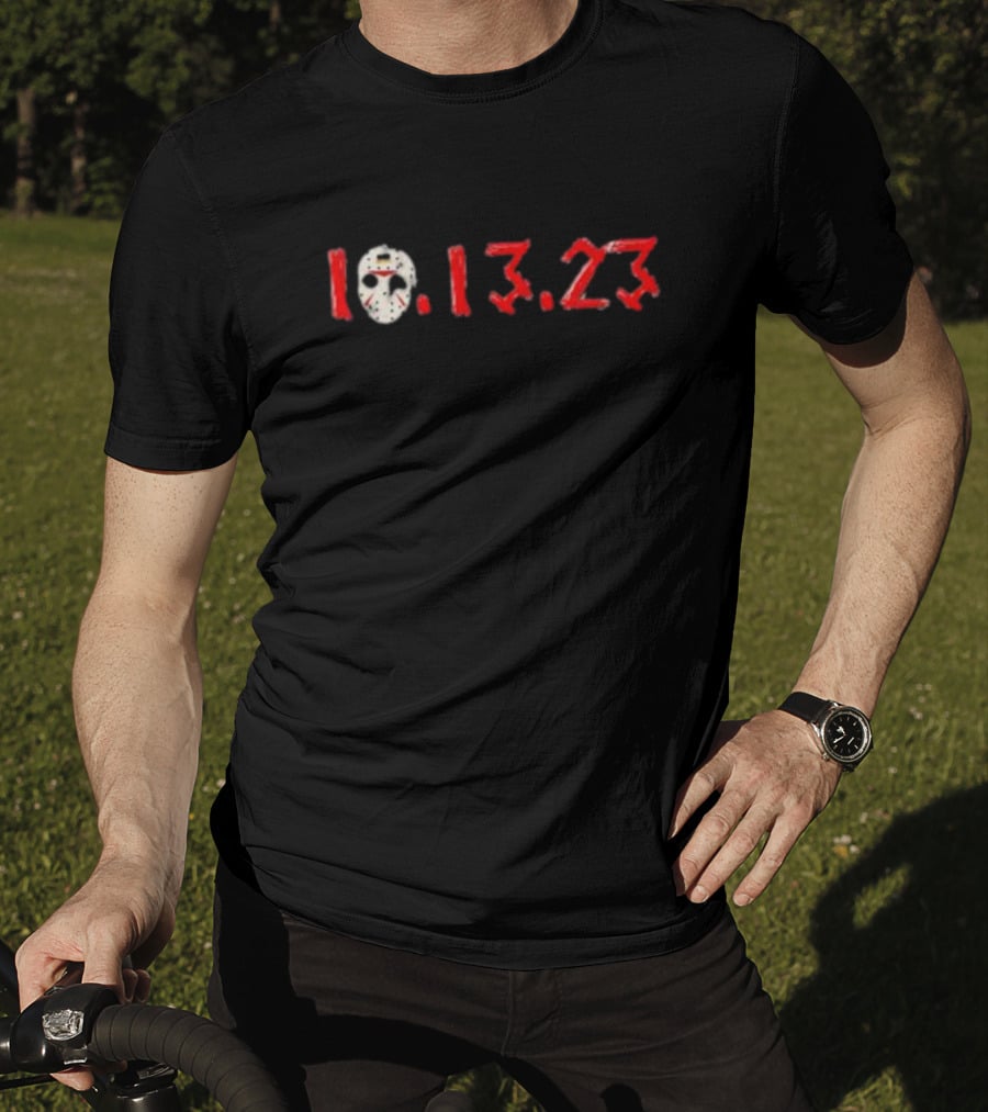 Jason Voorhees Horror Character 10 13 23 Nightmare Halloween T-Shirt