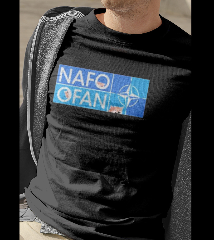 NAFO OFAN Shiba Inu NATO Star Emblem T-Shirt