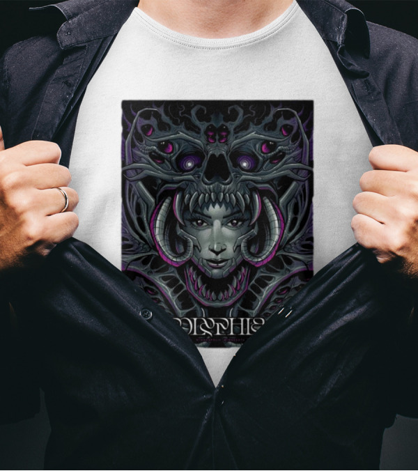 Polyphia Tour Minneapolis First Avenue Oct 17 Alien Cybernetic Cover T-Shirt