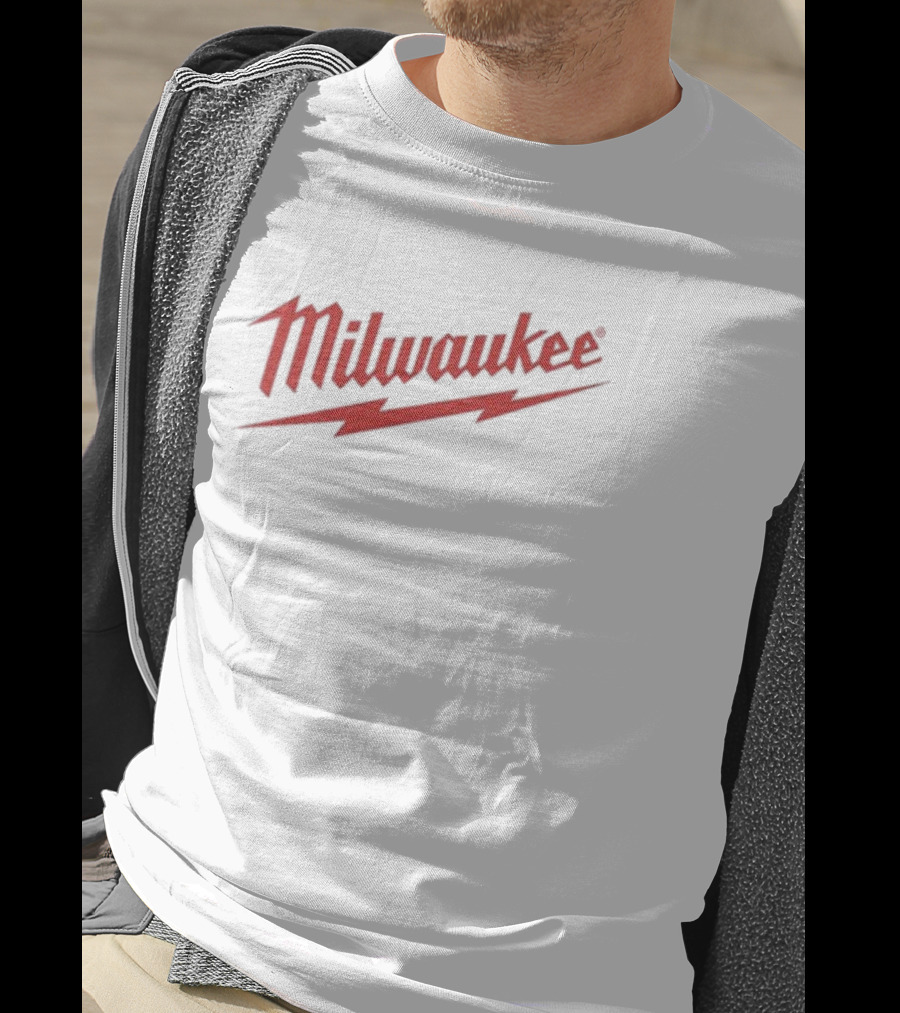 Milwaukee Power Tools Logo With Tyler Tallbottom Text T-Shirt