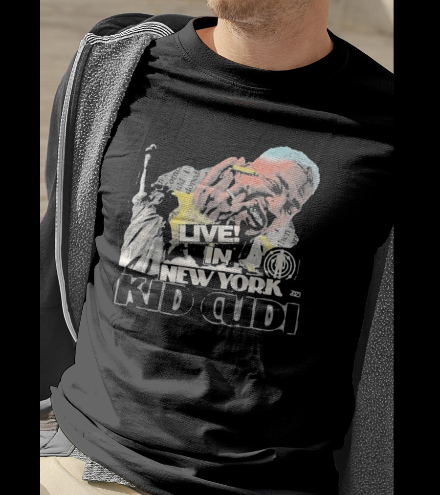 Live In New York Kid Cudi Doron Statue Of Liberty T-Shirt