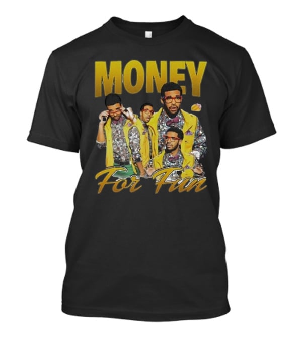 Money For Fun Drake Collage T-Shirt