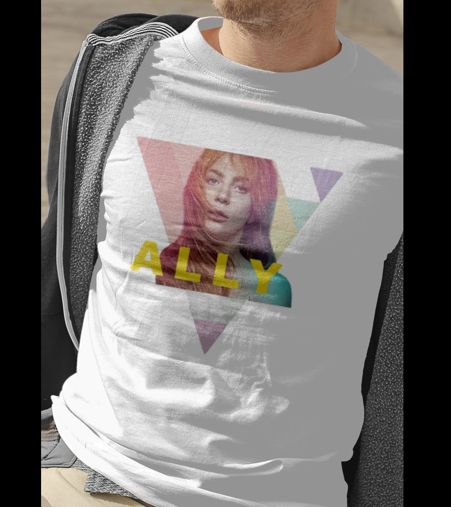 Lady Gaga Ally Pop Merch Triangular T-Shirt