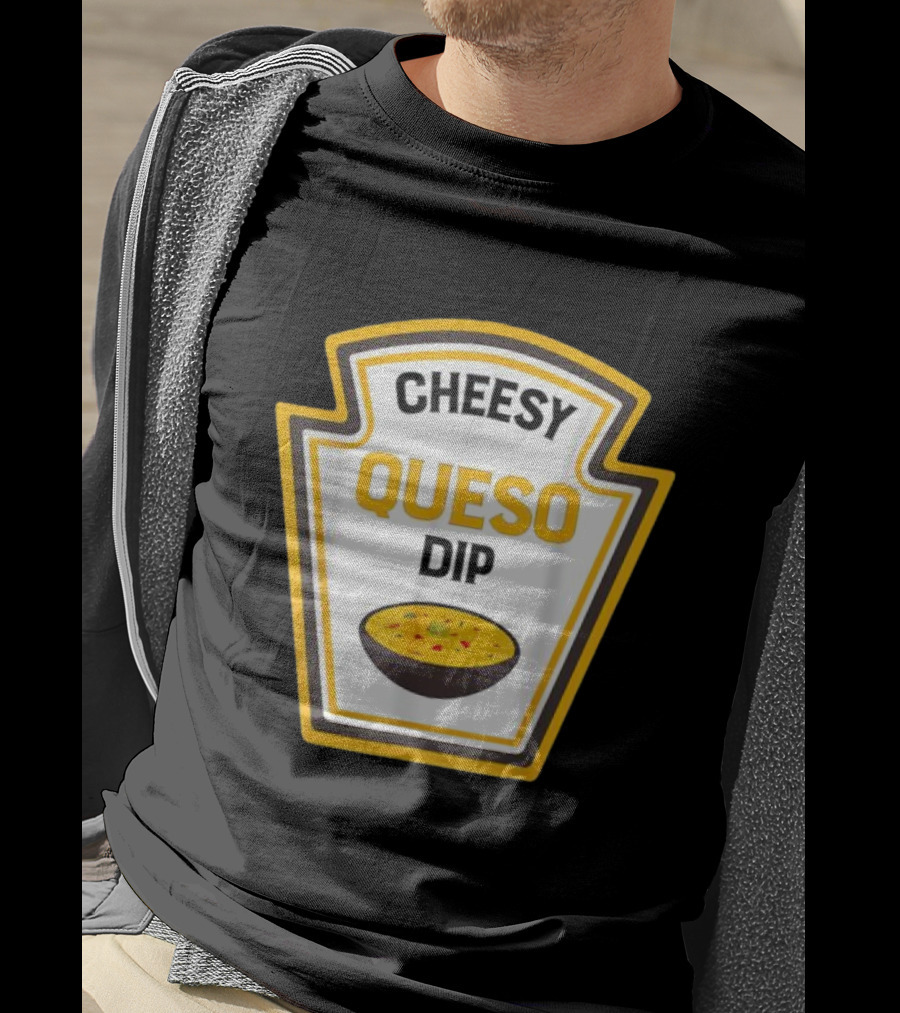 Cheesy Queso Dip Condiments Halloween Costume T-Shirt