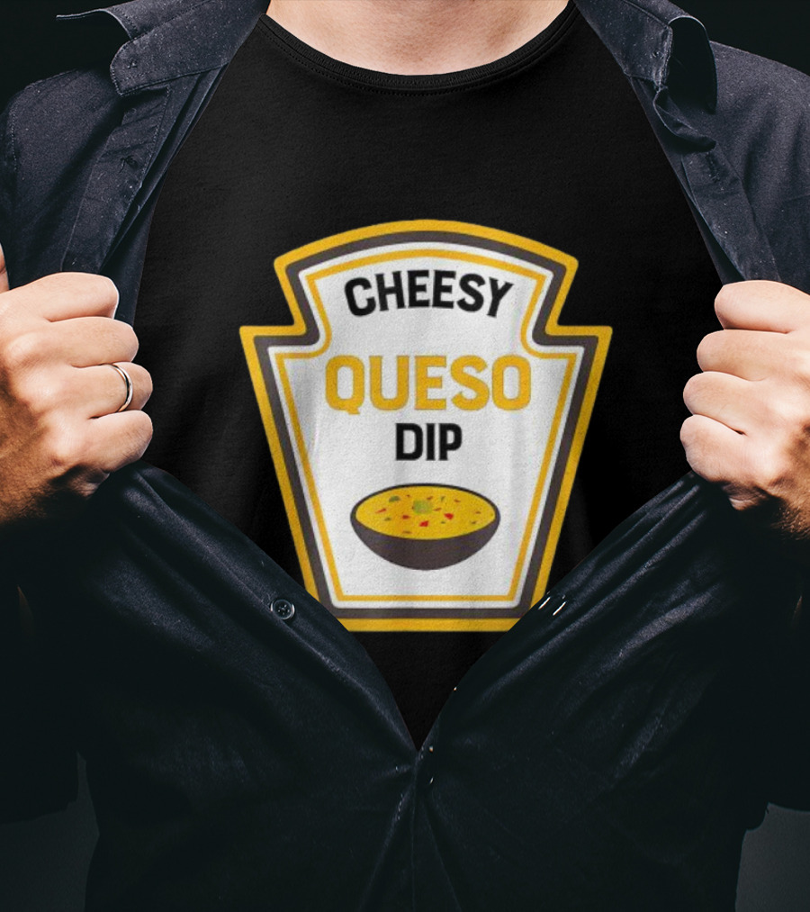 Cheesy Queso Dip Condiments Halloween Costume T-Shirt