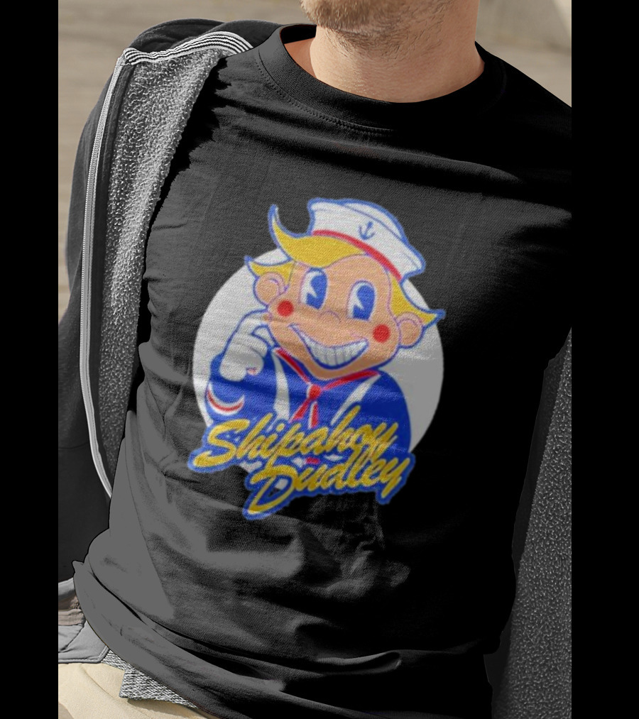 Shipahoy Dudley Sailor Character With Bendy Smile T-Shirt