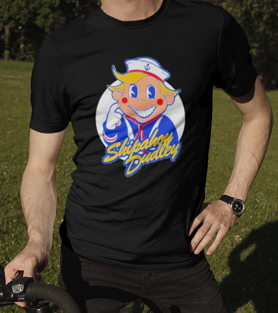 Shipahoy Dudley Sailor Character With Bendy Smile T-Shirt