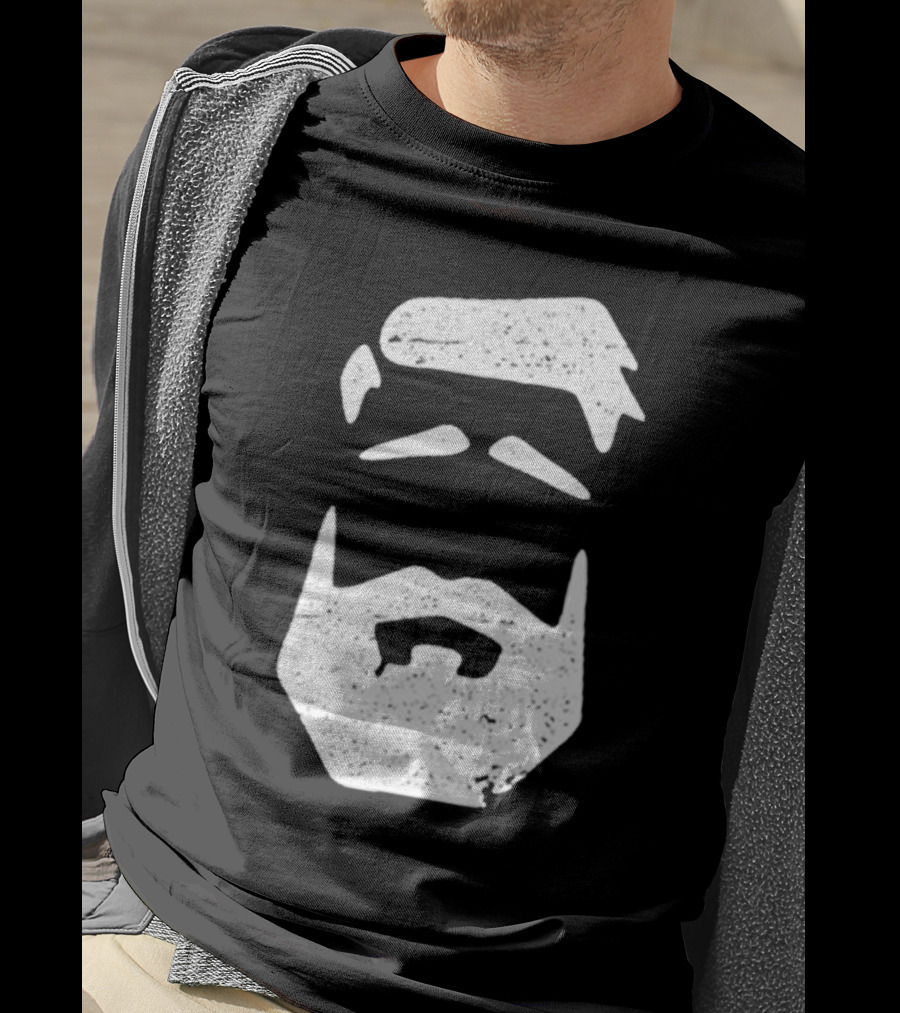 Better Man Beard Textured Face T-Shirt