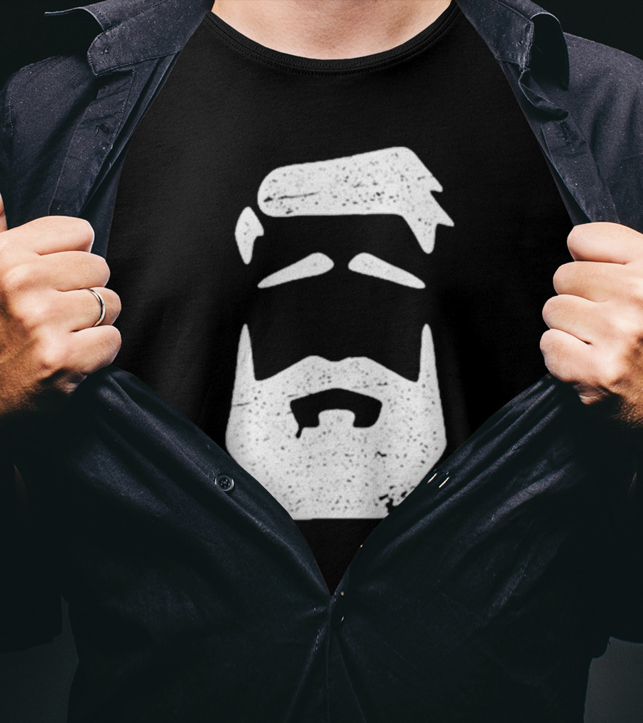 Better Man Beard Textured Face T-Shirt