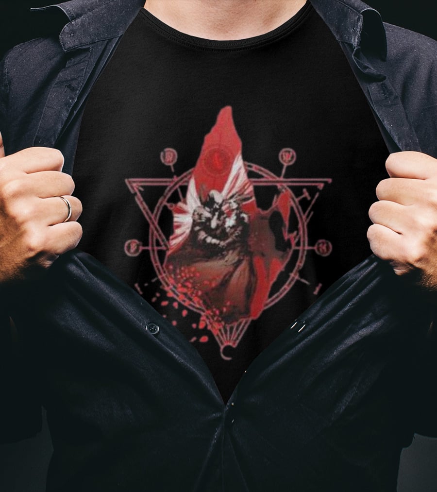 Diablo IV Inarius And Lilith Occult Symbol Dark Fantasy T-Shirt