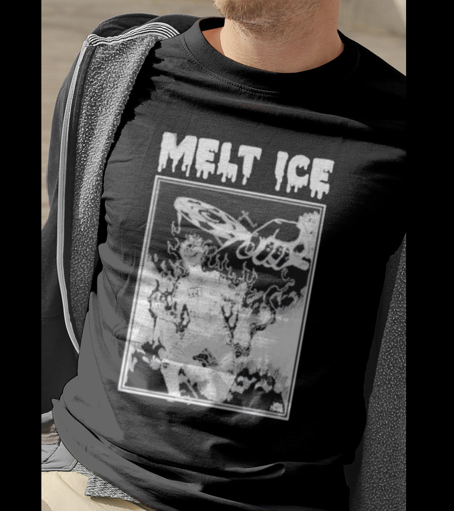 Melt Ice Punkwithacamera Fiery Record Flame T-Shirt