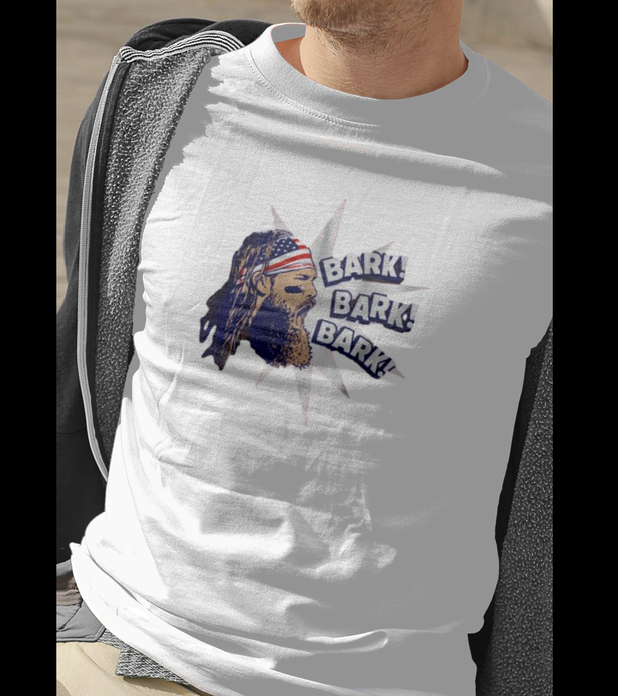 Bark Bark Bark Brandon Marsh Philadelphia Starburst USA Flag Headband T-Shirt