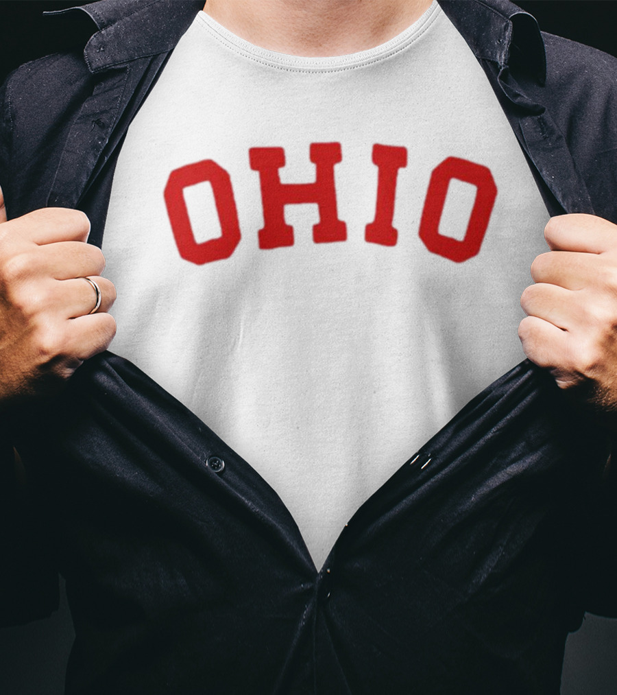 Jesse Owens Block Ohio T-Shirt