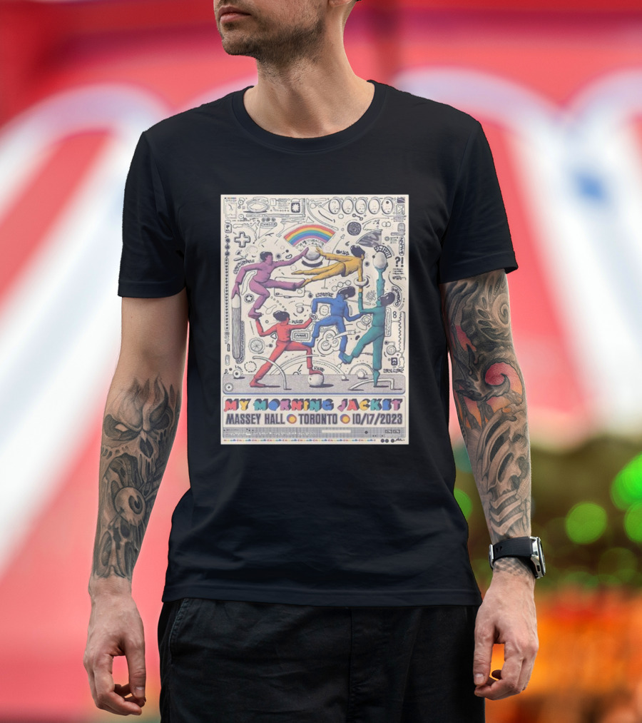 My Morning Jacket Tour 10/17/2023 at Massey Hall Toronto Rainbow Dance T-Shirt