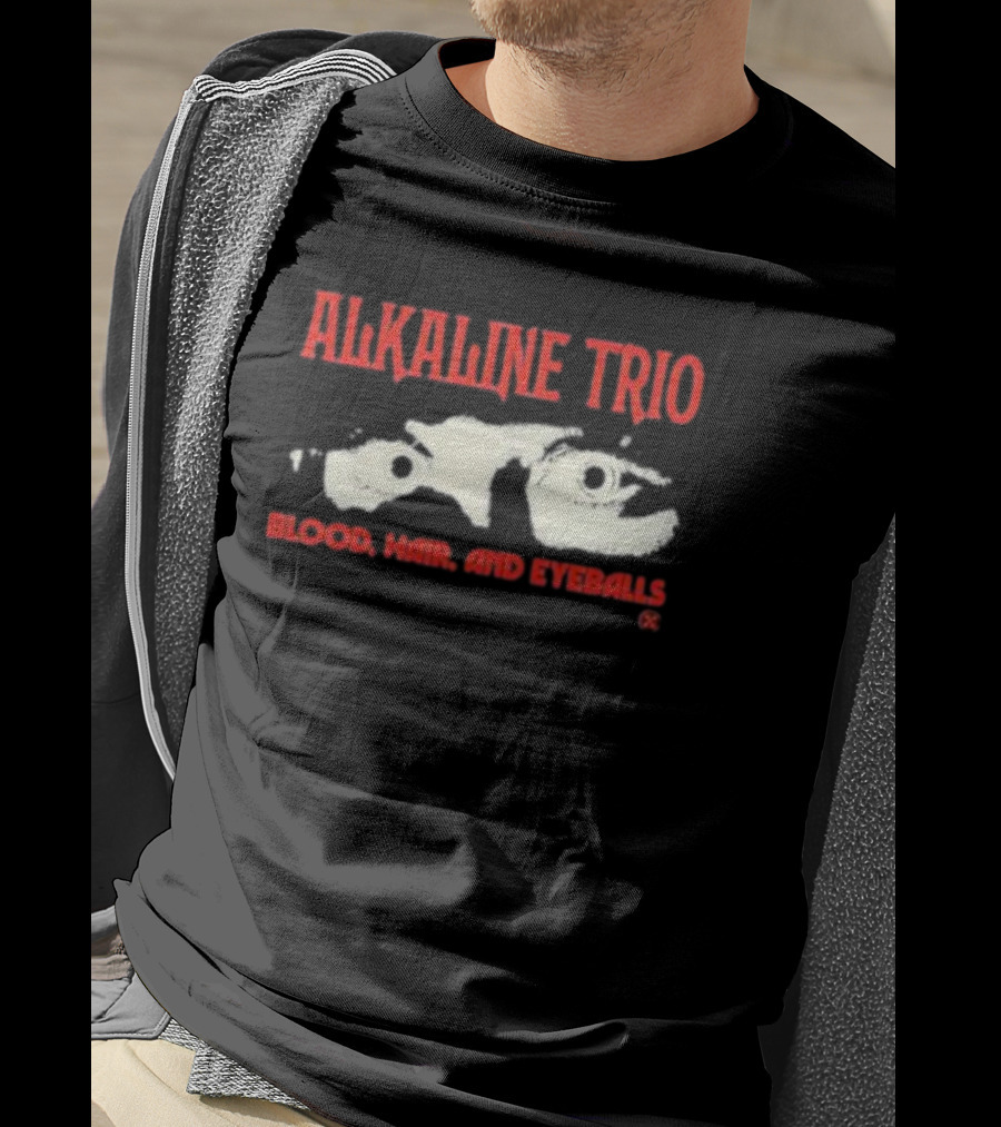 Alkaline Trio Blood Hair And Eyeballs Vintage T-Shirt
